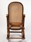 Vintage Light Oak Pressed Wood Rocking-Chair 3