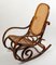Vintage Light Oak Pressed Wood Rocking-Chair 7