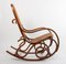 Vintage Light Oak Pressed Wood Rocking-Chair 4