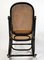Vintage Bentwood and Black Stained Rocking Chair 4