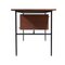 Bureau Mid-Century en Acier et Teck, Italie, 1950 2