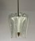 Lámpara de araña Venini de cristal de Murano, años 50, Imagen 3