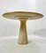 Mid-Century Modern Travertine Gueridon Table, Italy, 1970s, Image 3