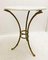 Brass & Marble Top Gueridon Tables, Austria, 1930s, Set of 2 6