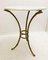 Brass & Marble Top Gueridon Tables, Austria, 1930s, Set of 2, Image 6