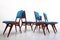 Blue Model 634 Chairs by Carlo De Carli for Cassina, Italy, 1950s, Set of 6 3