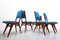 Chaises Modèle 634 Bleues par Carlo De Carli pour Cassina, Italie, 1950s, Set de 6 3