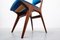Blue Model 634 Chairs by Carlo De Carli for Cassina, Italy, 1950s, Set of 6 9