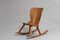 Rocking Chair en Pin Artisanal de Style Axel Einar Hjort, Suède 2