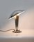 Chrom Mushroom Tischlampe von Napako / Josef Hurka, 1950er 3