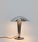 Lampada da tavolo a fungo in metallo cromato di Napako / Josef Hurka, anni '50, Immagine 4
