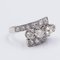 Antique 18k White Gold Ring with Diamonds, Image 3