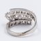 Bague Antique en Or Blanc 18k avec Diamants 5