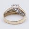 Vintage 14k Yellow Gold Ring with Diamonds, 1970s, Image 5