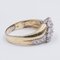 Vintage 14k Yellow Gold Ring with Diamonds, 1970s, Image 4