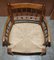 Antique Rope Seat Armchair by William Morris 13