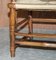Antiker Armlehnstuhl mit Seilsitz von William Morris 11