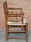 Antique Rope Seat Armchair by William Morris 15