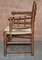 Antique Rope Seat Armchair by William Morris 18
