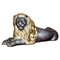 Victorian Gold Gilt Bronze Recumbent Lion Laying Down 1