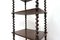 Antique Victorian Rosewood Barley Twist Tiered Side Table Stand, Image 4