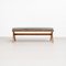 Civil Bench in Wood and Woven Viennese Cane with Cushion by Pierre Jeanneret for Cassina 6