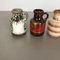 Vintage Pottery Lava 414-16 Vases from Scheurich, Germany, Set of 5, Image 3