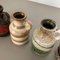 Vintage Pottery Lava 414-16 Vases from Scheurich, Germany, Set of 5 8