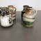 Vintage Pottery Lava 414-16 Vases from Scheurich, Germany, Set of 5 12