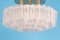 Ice Glass Tubes Chandelier from Doria, Germany, 1960s, Image 5