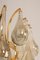 Large Golden Gilded Brass and Crystal Sconces by Palwa, Germany, 1970s, Set of 2, Image 2