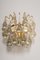 Large Golden Gilded Brass and Crystal Sconces by Palwa, Germany, 1970s, Set of 2 8