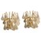 Large Golden Gilded Brass and Crystal Sconces by Palwa, Germany, 1970s, Set of 2, Image 1