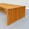 Mid-Century Modern Wood Ara Coffee Table by Vignelli for Driade, 1970s 6