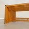 Mid-Century Modern Ara Couchtisch aus Holz von Vignelli für Driade, 1970er 9