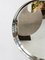 Kreisförmiger Inox Stahl Spiegel, 1970er 2