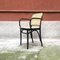 Moderner italienischer Mid-Century Stuhl aus Holz & Stroh, 1960er 3
