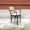 Moderner italienischer Mid-Century Stuhl aus Holz & Stroh, 1960er 6
