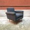 Moderner italienischer Mid-Century Sessel aus grauem Stoff & Metall, 1960er 3