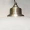 Mid-Century Italian Opaline Glass and Aluminum Suspension Light, 1960s 4