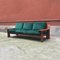 Italian Green Velvet and Wood Three-Seat Plinio Sofa from Plinio Il Giovane, 1975, Image 2