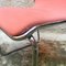 Mid-Century Italian Chromed Steel and Pink Fabric Chair, 1970s 10