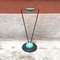 Mid-Century Italian Modern Blue Metal Floor Ashtray, 1980s 3