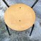 Mid-Century Italian Modern Beech Round Seat Chairs from Fly Line, 1980s 12