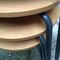 Mid-Century Italian Modern Beech Round Seat Chairs from Fly Line, 1980s, Image 11