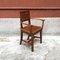 Early 20th Century Italian Walnut Chair with Armrests, 1900s 2