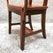 Early 20th Century Italian Walnut Chair with Armrests, 1900s 11