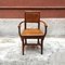 Early 20th Century Italian Walnut Chair with Armrests, 1900s 3