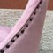 Mid-Century Italian Pink Velvet and Metal Armchair, 1950s, Image 7