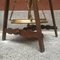 Italienische Mid-Century Waage aus Messing & Holz, 1950er 3